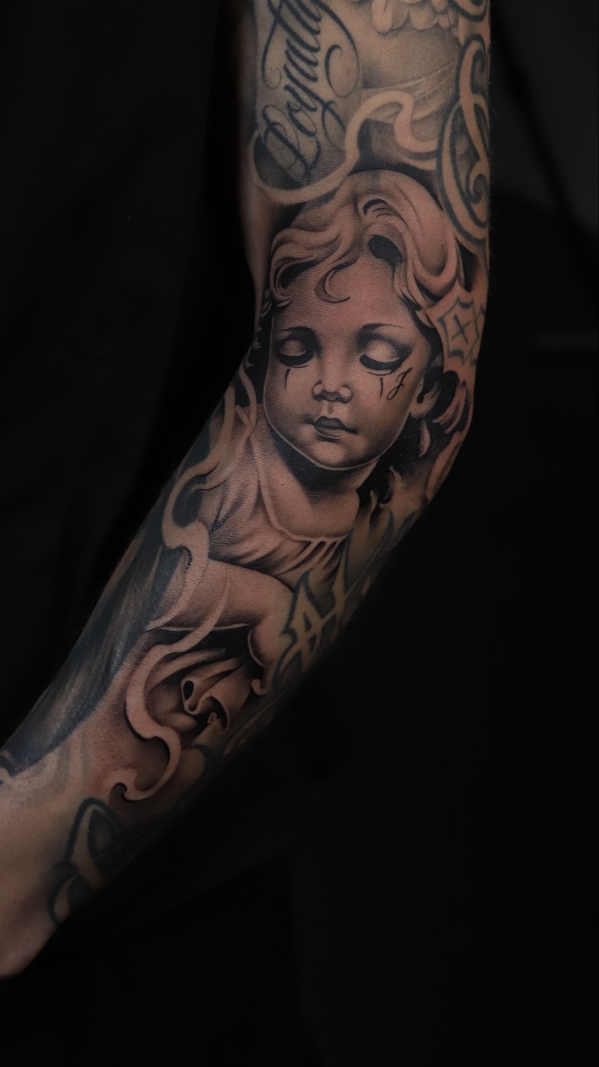 Tattoo werk van Mitch